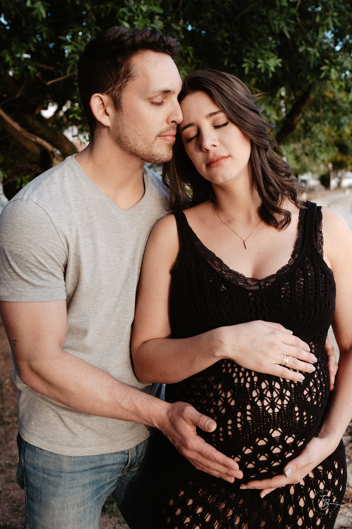 ensaio gestante em casa e na praia, espera pela Agatha, por Thiago Braga fotografia