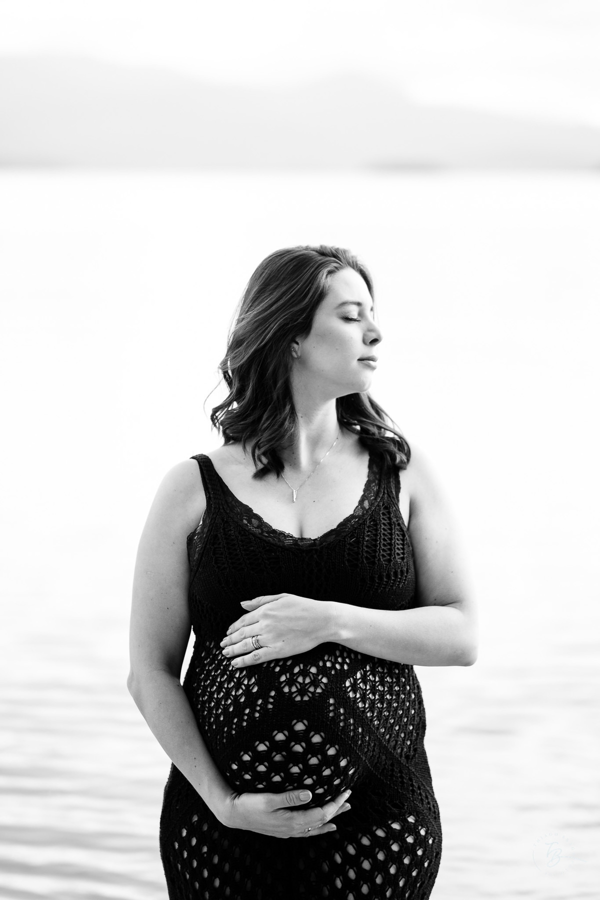 ensaio gestante em casa e na praia, espera pela Agatha, por Thiago Braga fotografia