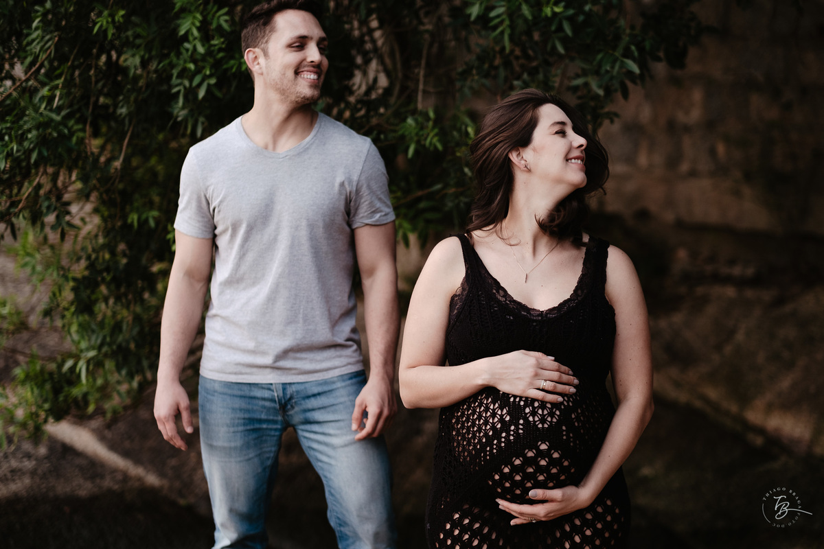 ensaio gestante em casa e na praia, espera pela Agatha, por Thiago Braga fotografia