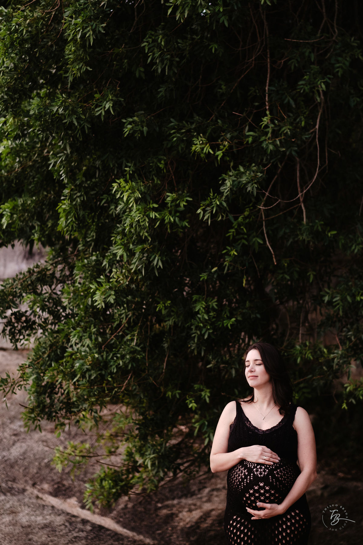 ensaio gestante em casa e na praia, espera pela Agatha, por Thiago Braga fotografia