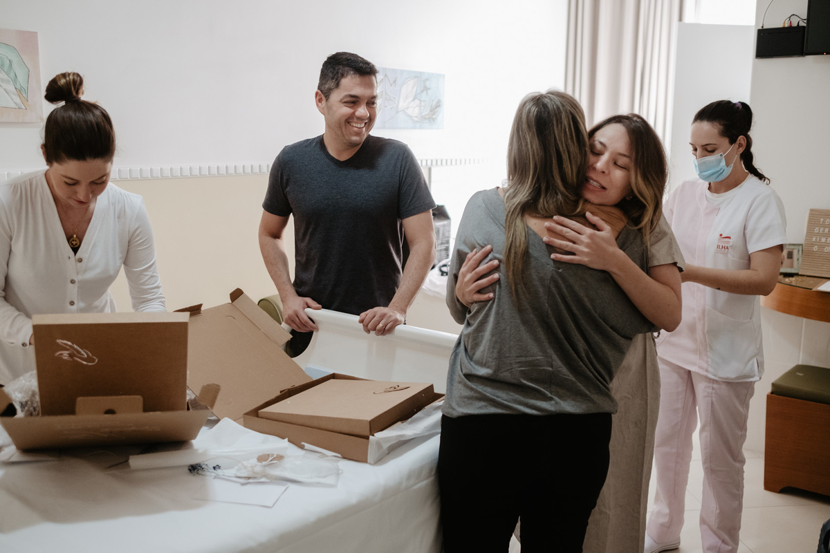 parto cesárea humanizado no ilha Hospital e maternidade por Thiago Braga Fotografia
