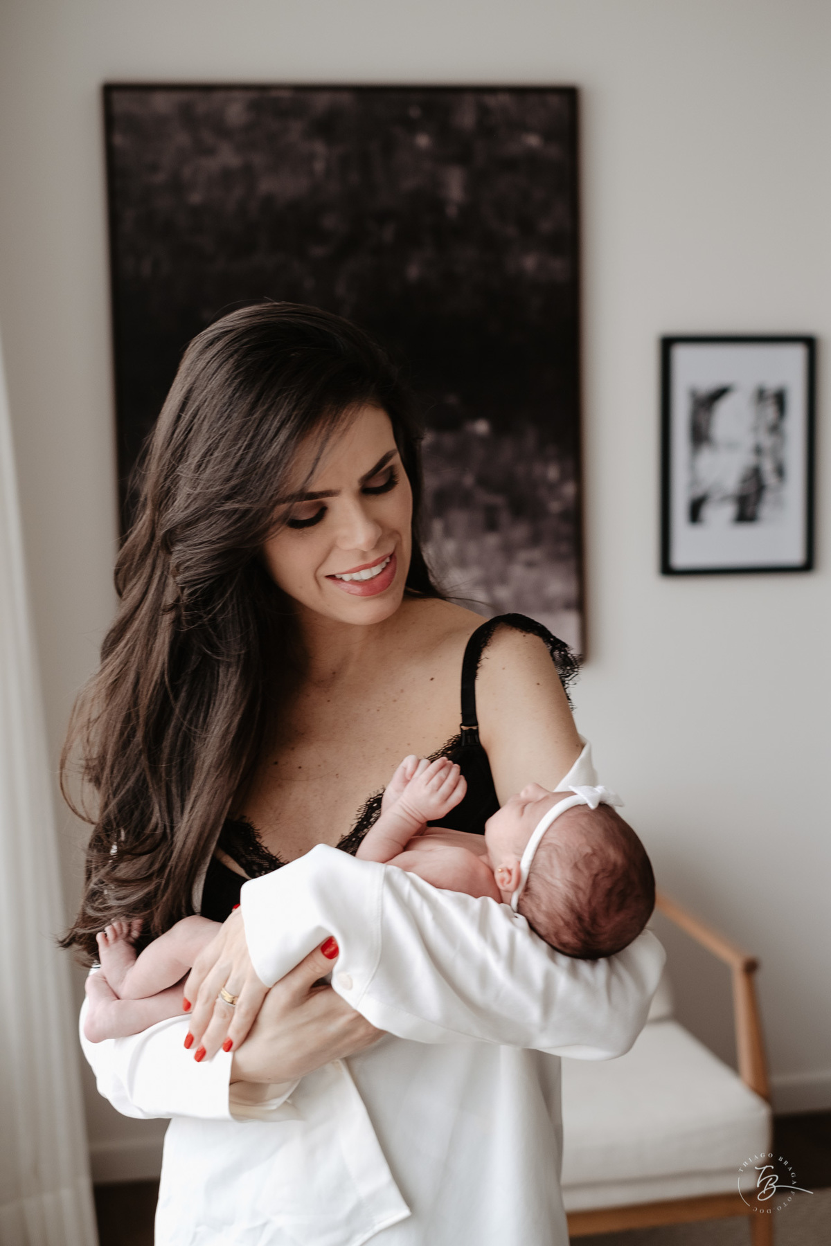 Newbornlifestyle no hotel kplatz em São José, primeiros dias da Laura por Thiago Braga Fotografia