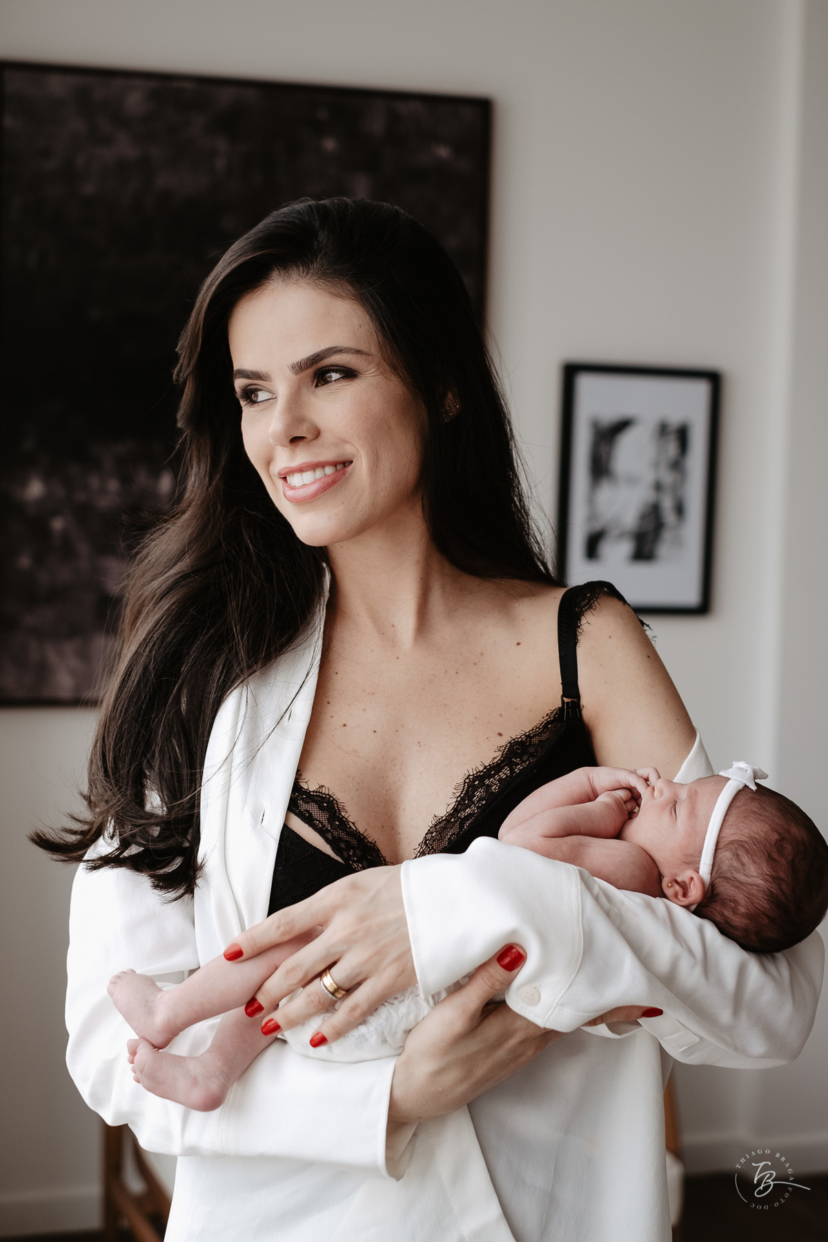 Newbornlifestyle no hotel kplatz em São José, primeiros dias da Laura por Thiago Braga Fotografia