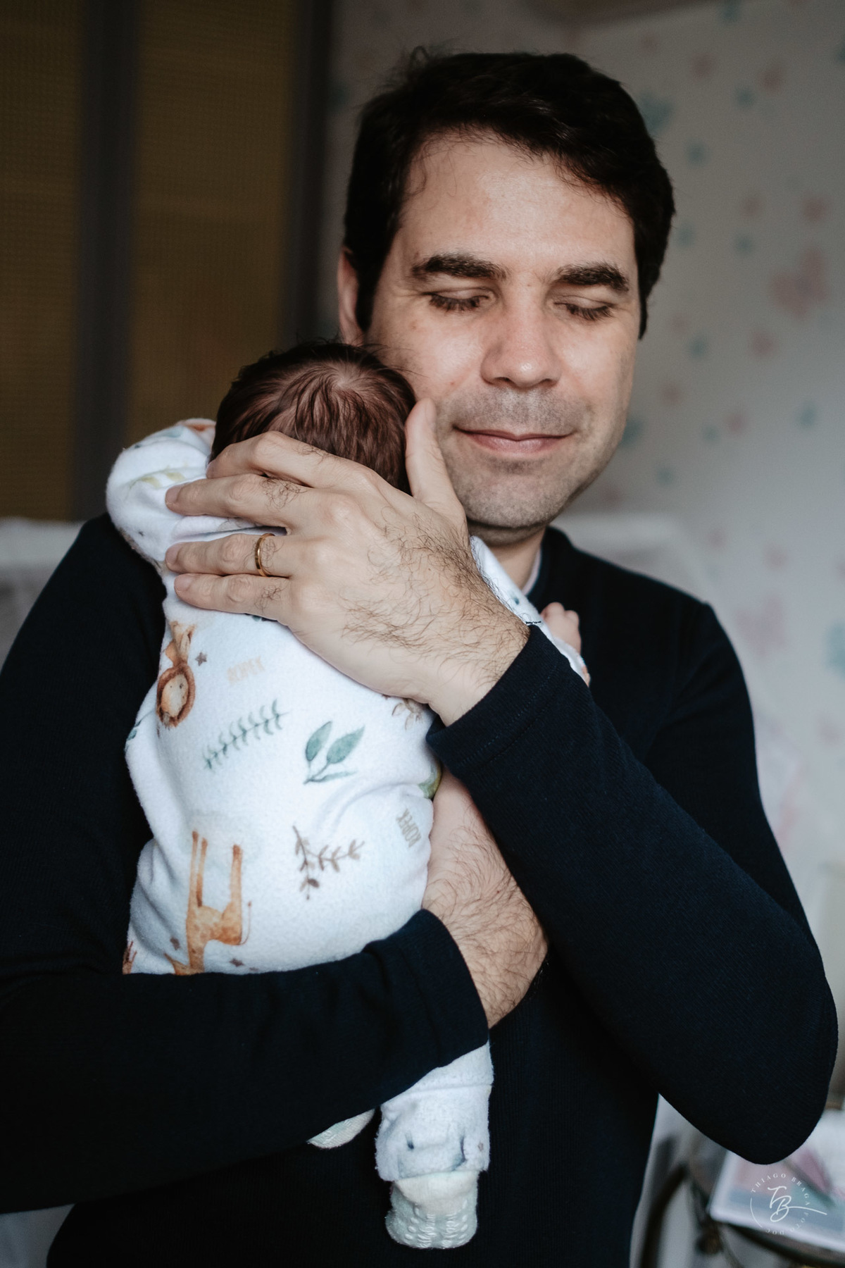 ensaio de bebê e família nos primeiros dias da Anna clara em casa, em Florianópolis, pot Thiago Braga