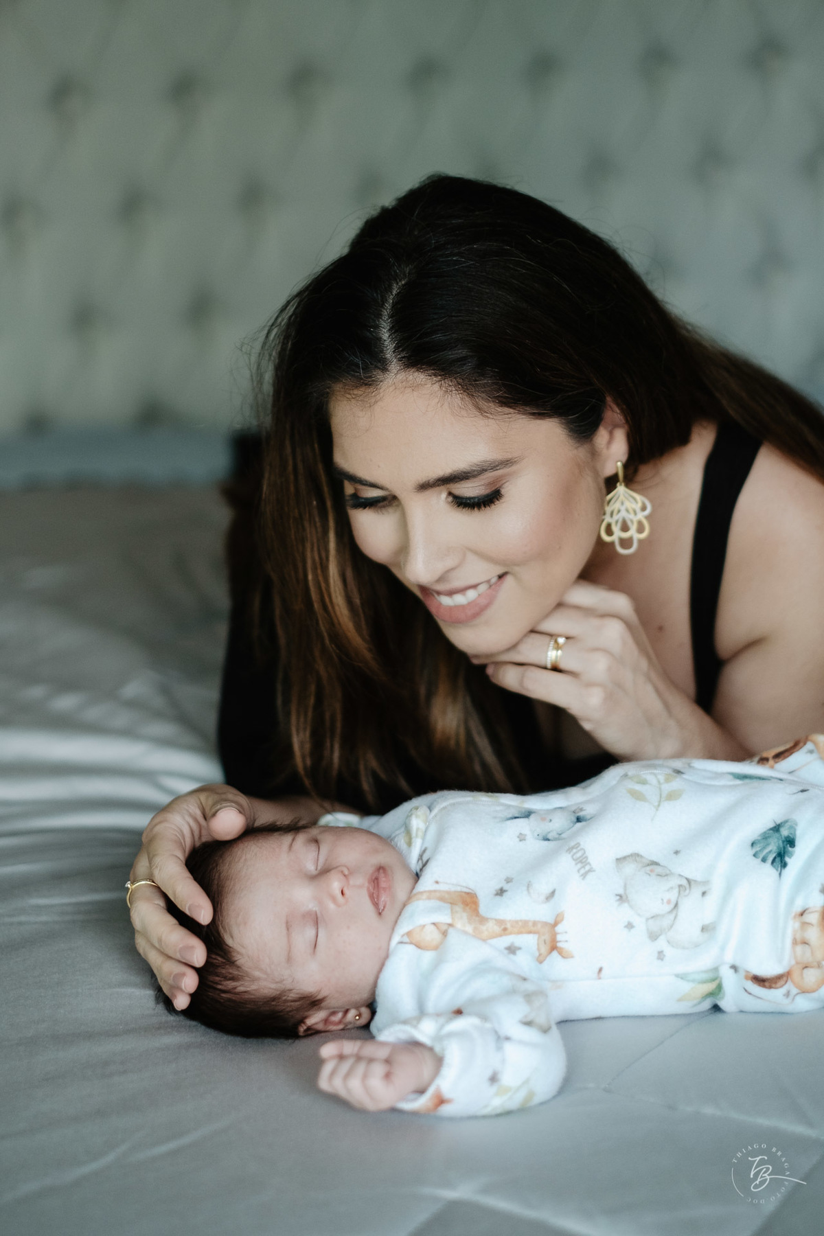 ensaio de bebê e família nos primeiros dias da Anna clara em casa, em Florianópolis, pot Thiago Braga