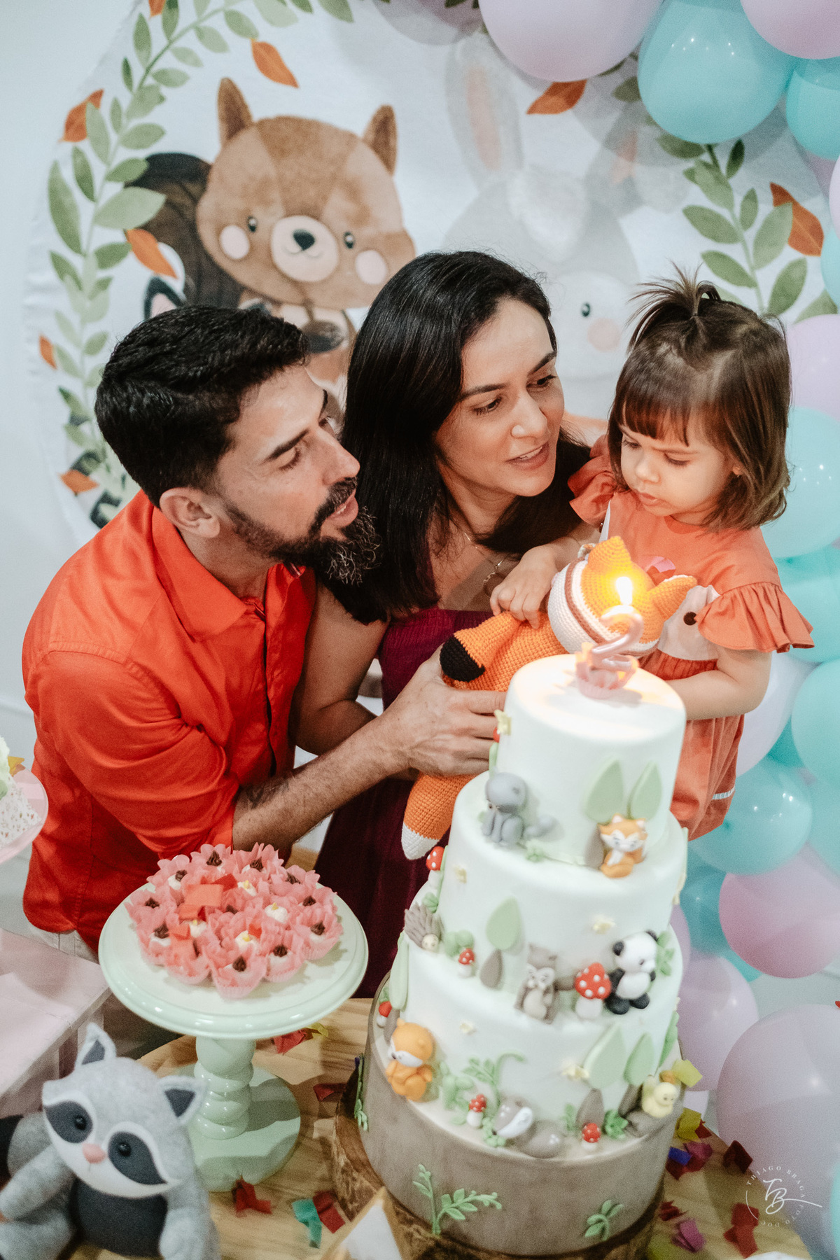 documental do dia de aniversário em Florianópolis, fotos de família por Thiago Braga