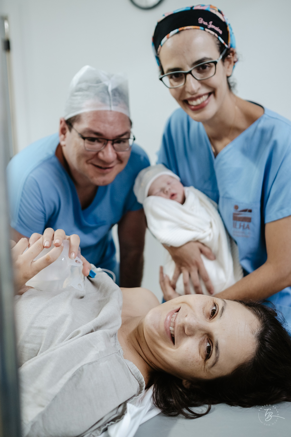 cesárea humanizada na maternidade ilha em Florianópolis por Thiago Braga