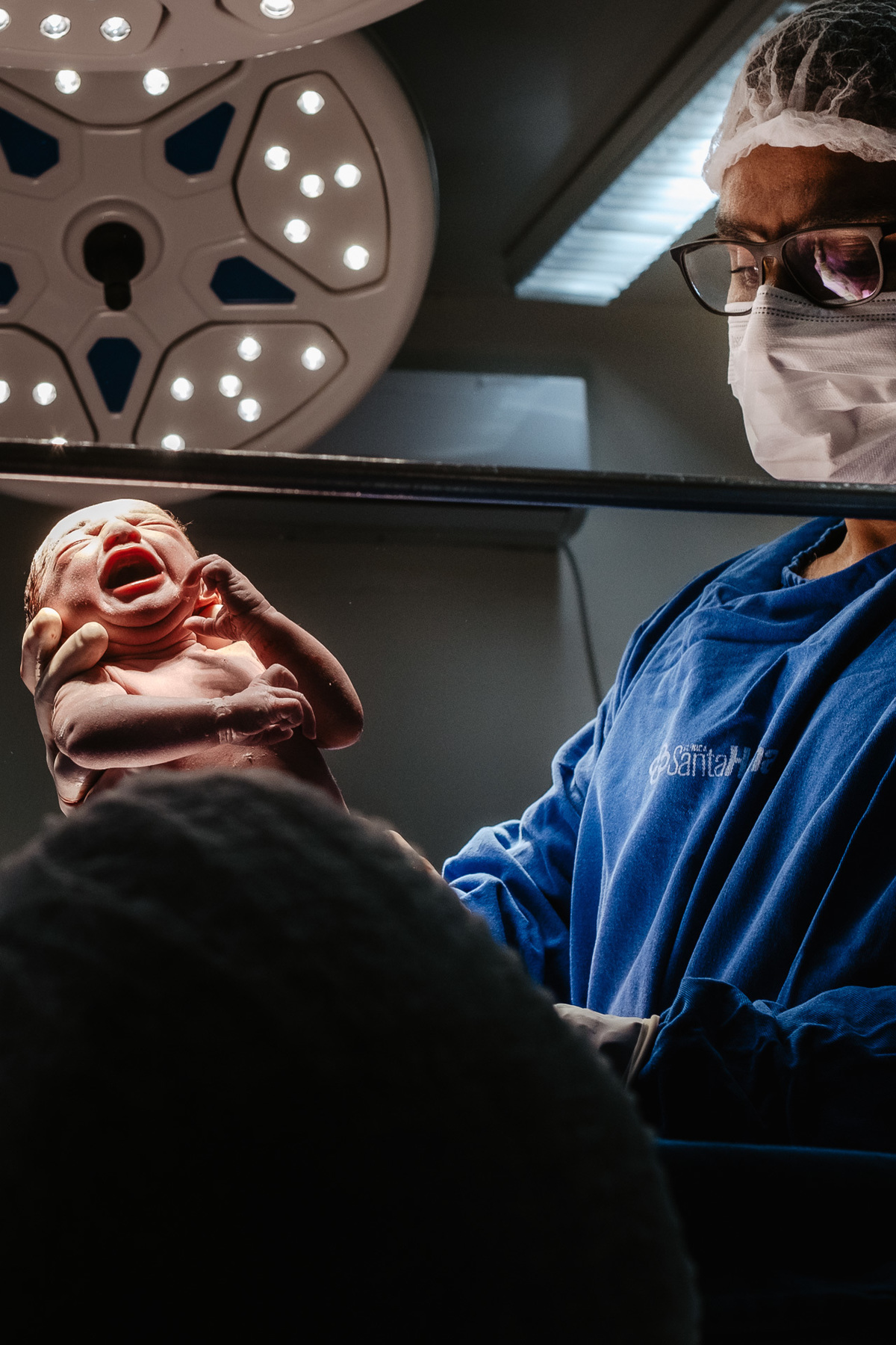 Fotografo de parto, registros de nascimento na maternidade Santa Helena em Florianópolis por Thiago Braga