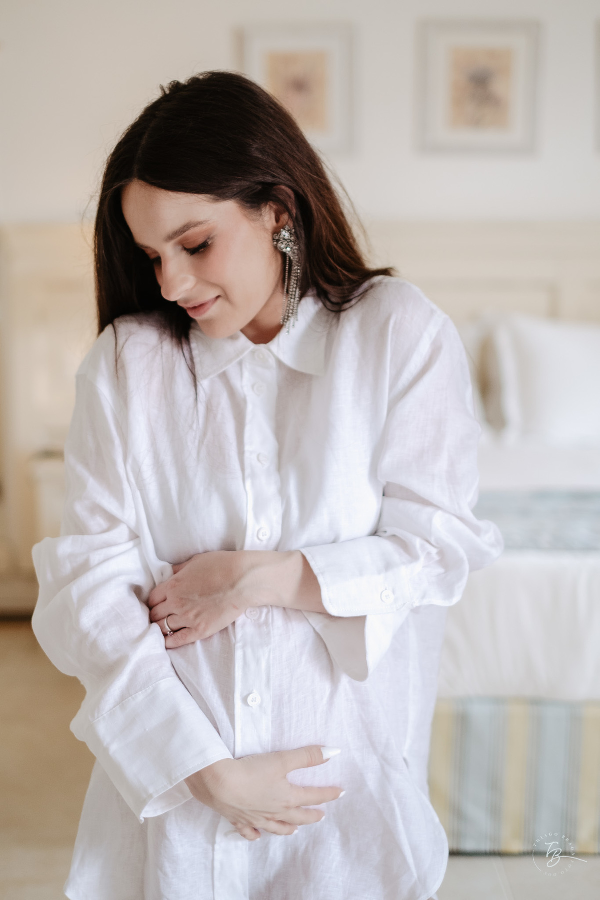 ensaio gestante no hotel ill campanário em jurerê internacional em Florianópolis/SC por Thiago Braga