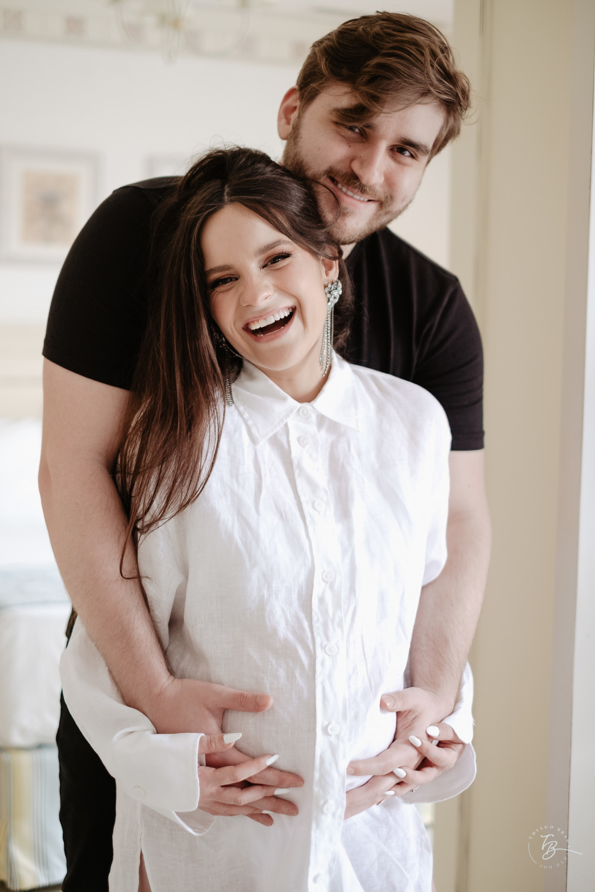 ensaio gestante no hotel ill campanário em jurerê internacional em Florianópolis/SC por Thiago Braga