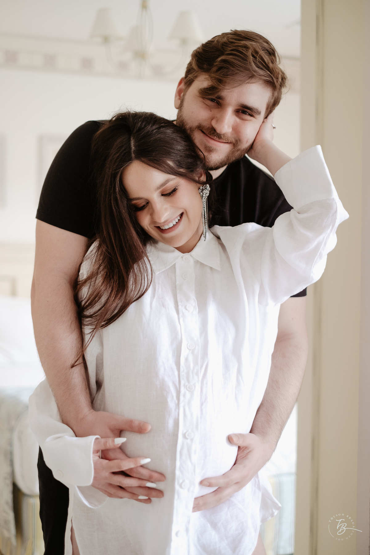 ensaio gestante no hotel ill campanário em jurerê internacional em Florianópolis/SC por Thiago Braga