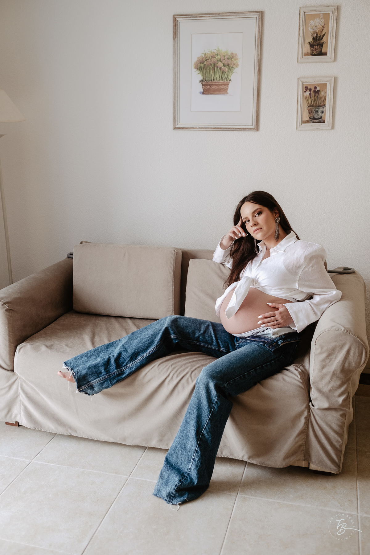 ensaio gestante no hotel ill campanário em jurerê internacional em Florianópolis/SC por Thiago Braga