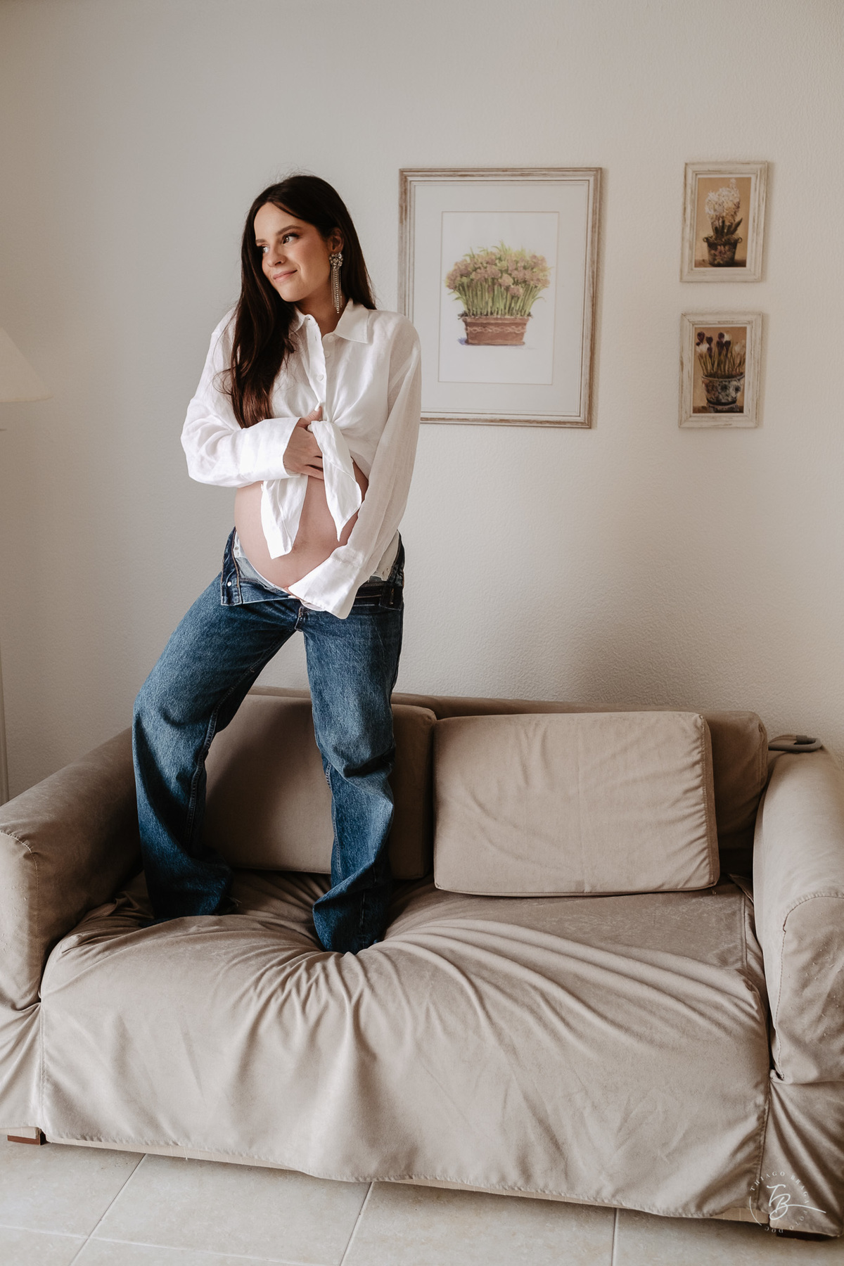 ensaio gestante no hotel ill campanário em jurerê internacional em Florianópolis/SC por Thiago Braga