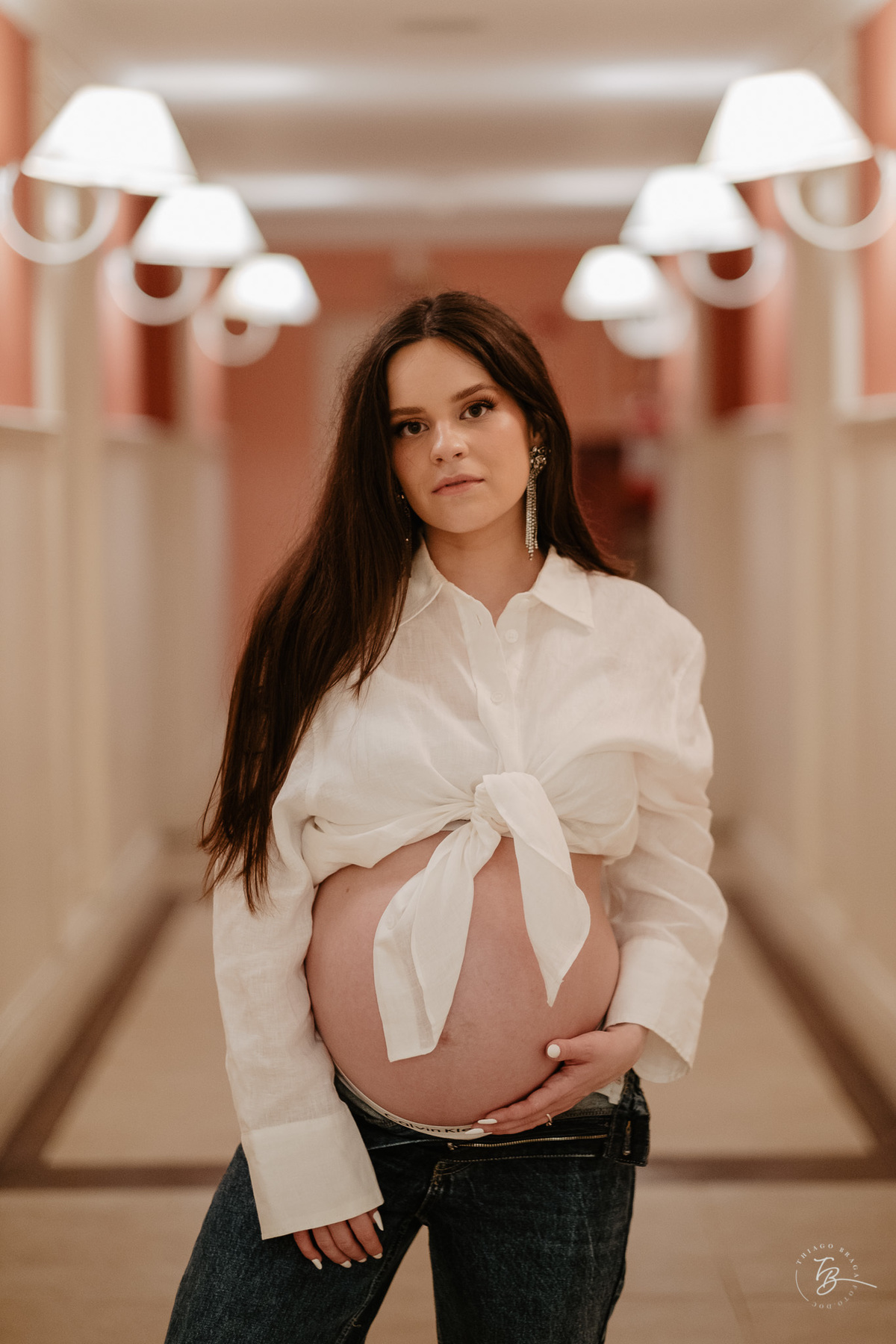 ensaio gestante no hotel ill campanário em jurerê internacional em Florianópolis/SC por Thiago Braga