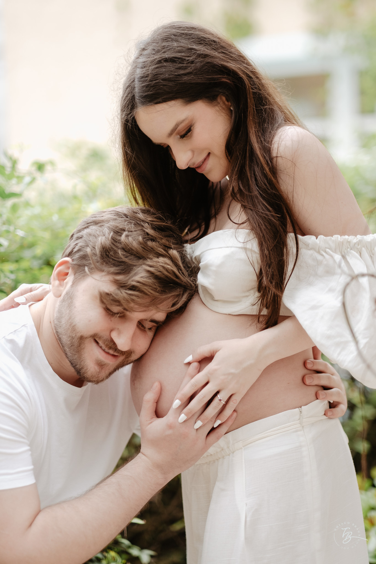 ensaio gestante no hotel ill campanário em jurerê internacional em Florianópolis/SC por Thiago Braga