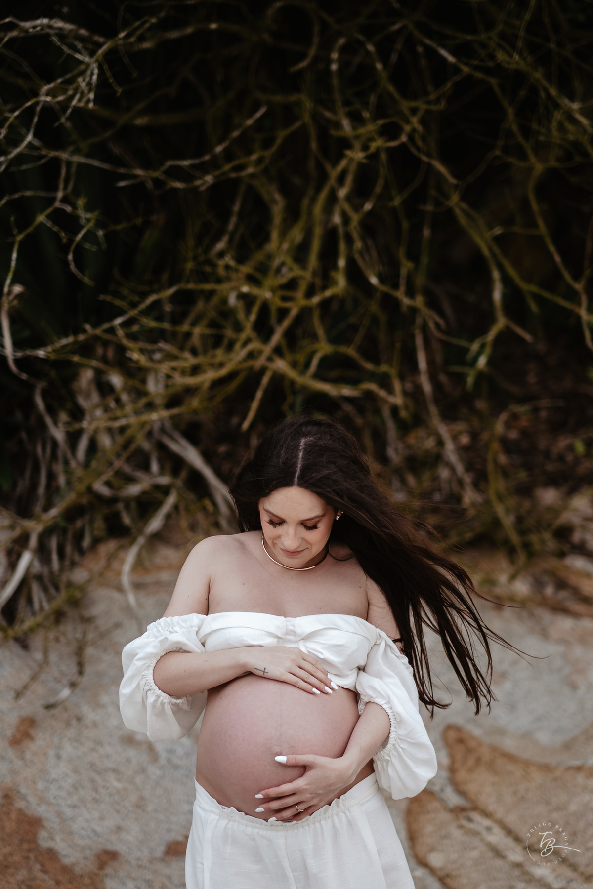 ensaio gestante no hotel ill campanário em jurerê internacional em Florianópolis/SC por Thiago Braga