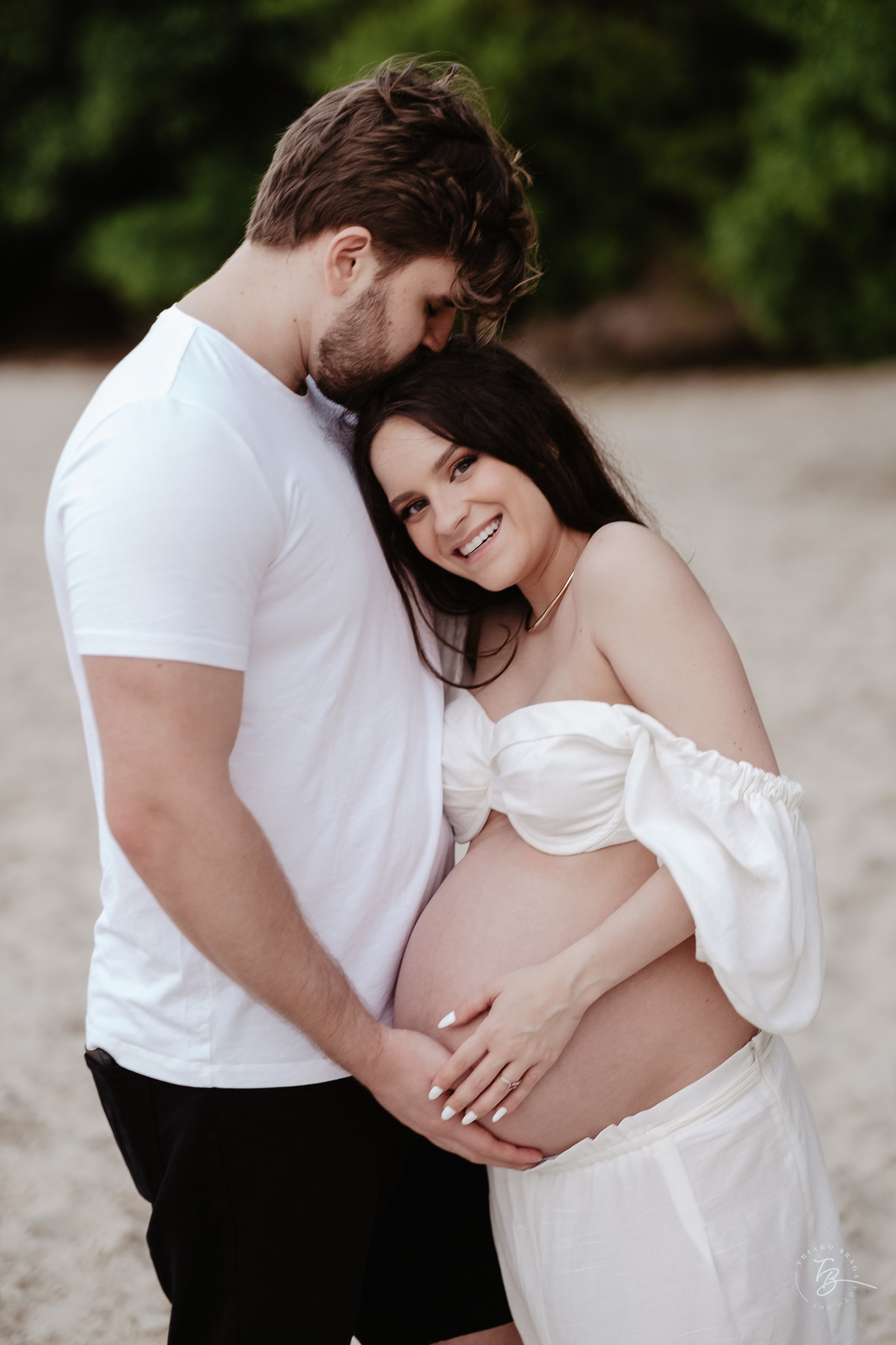 ensaio gestante no hotel ill campanário em jurerê internacional em Florianópolis/SC por Thiago Braga