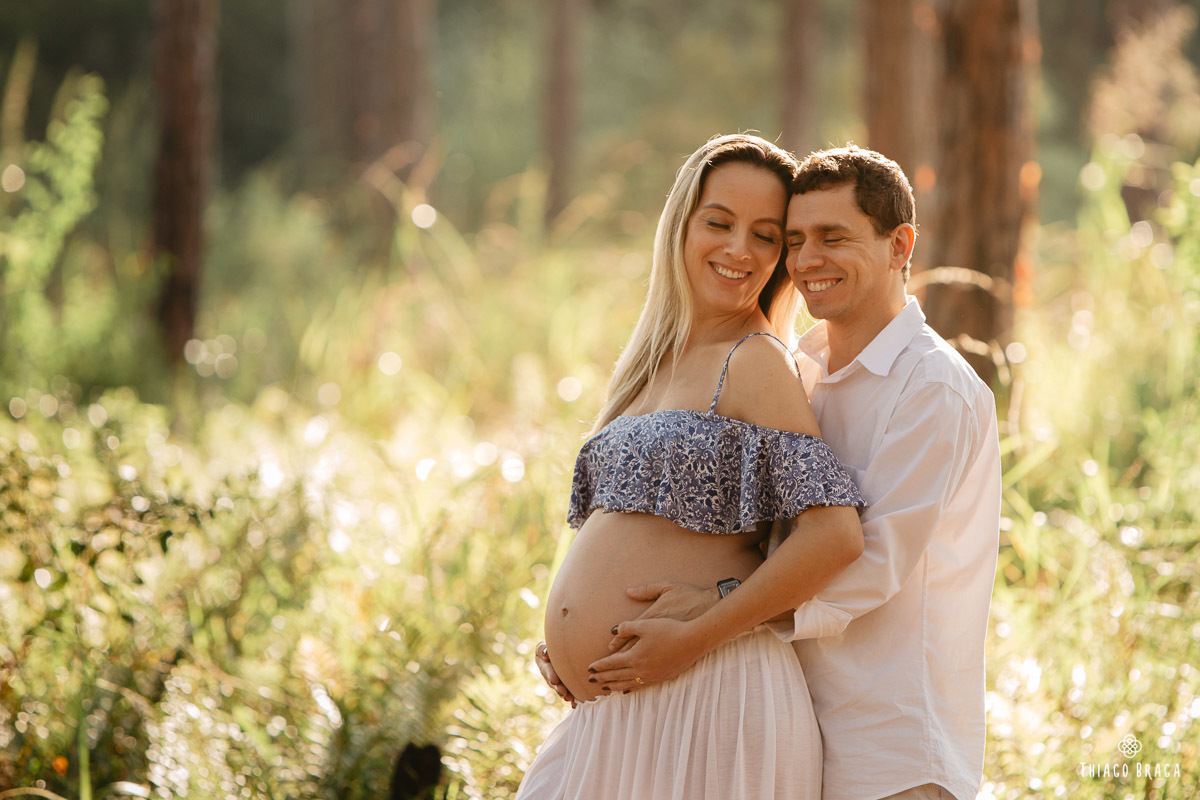 Sessão de fotos Gestante no Parque do Rio Vermelho em Florianópolis. 
