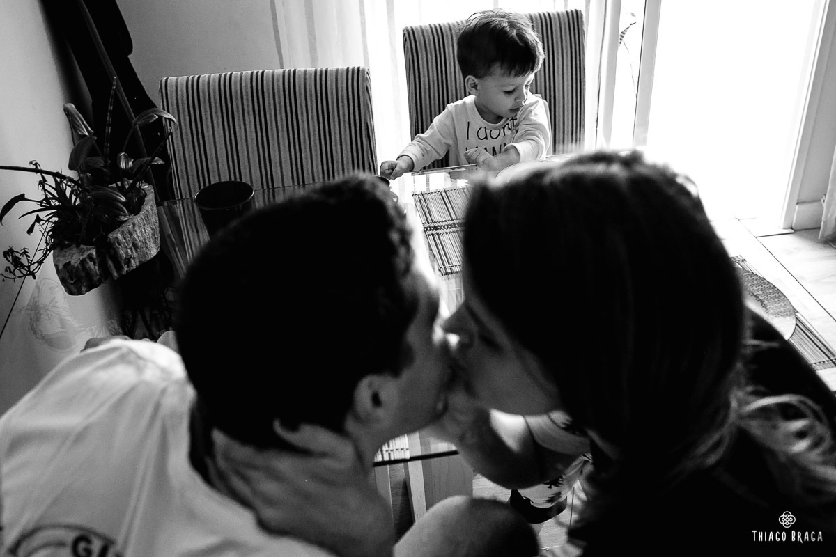 Fotografia documental de família em Florianópolis.
