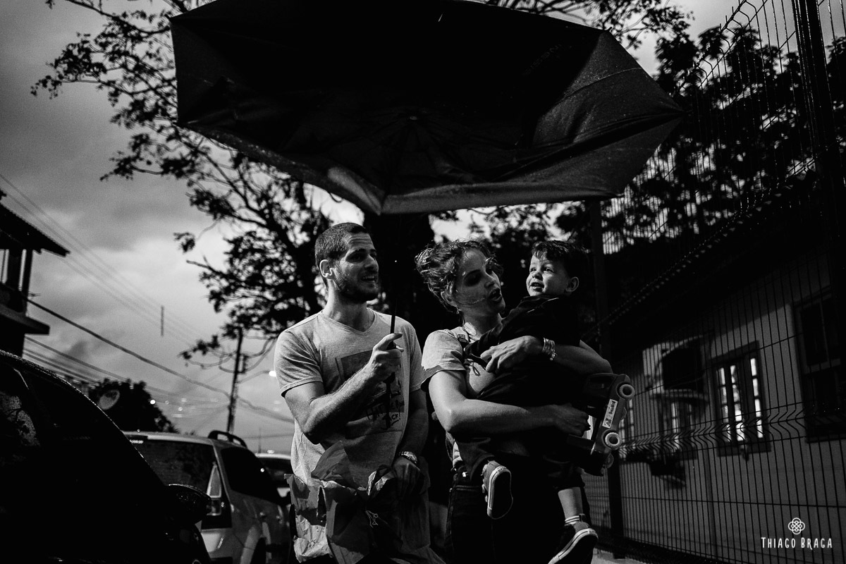 Fotografia documental de família em Florianópolis.