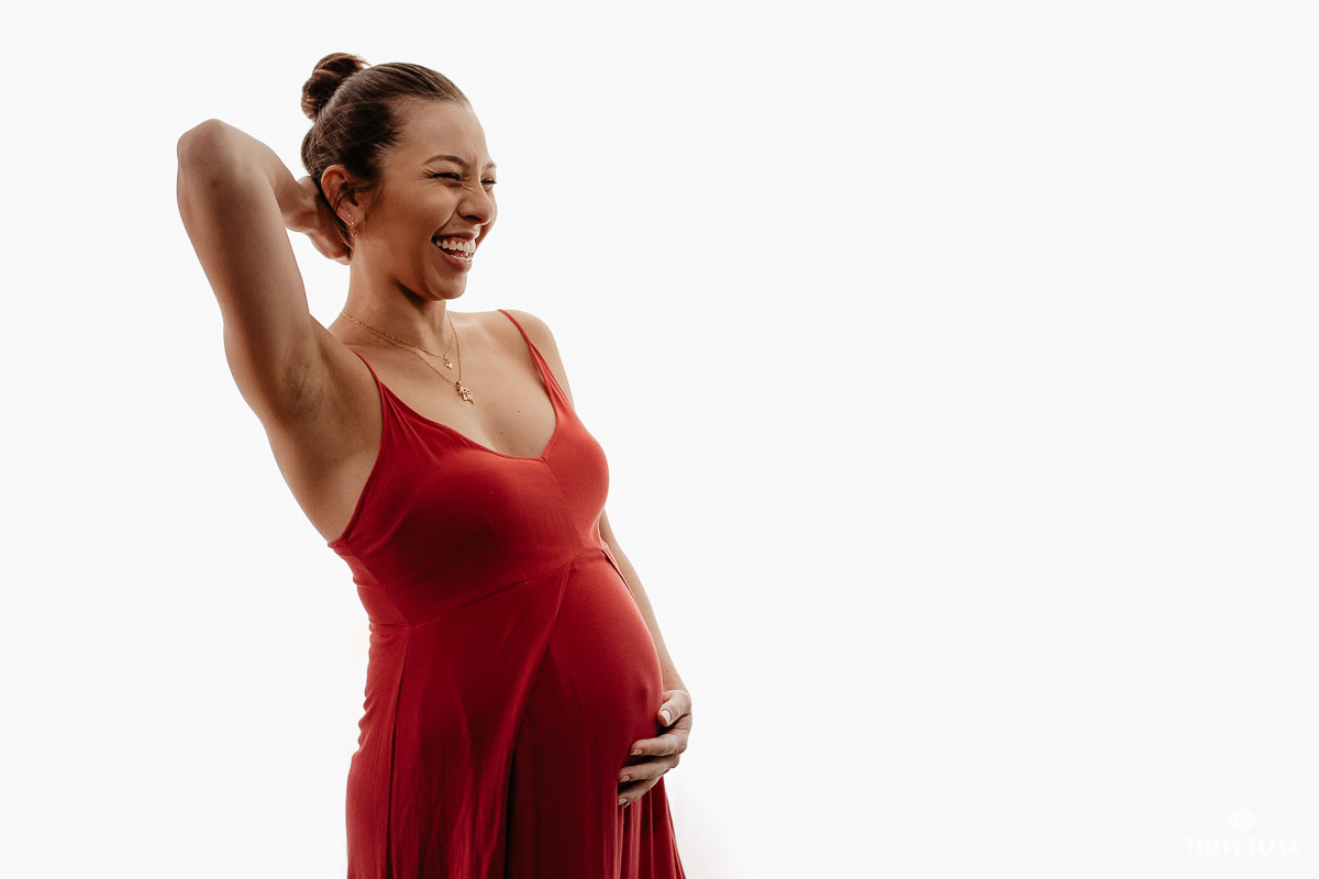 Ensaio gestante em casa - Florianópolis/SC