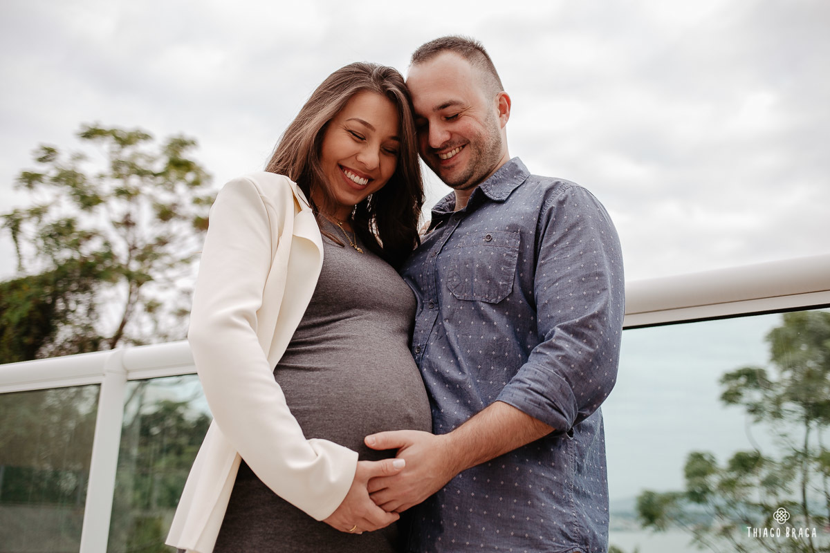 Ensaio gestante em casa - Florianópolis/SC