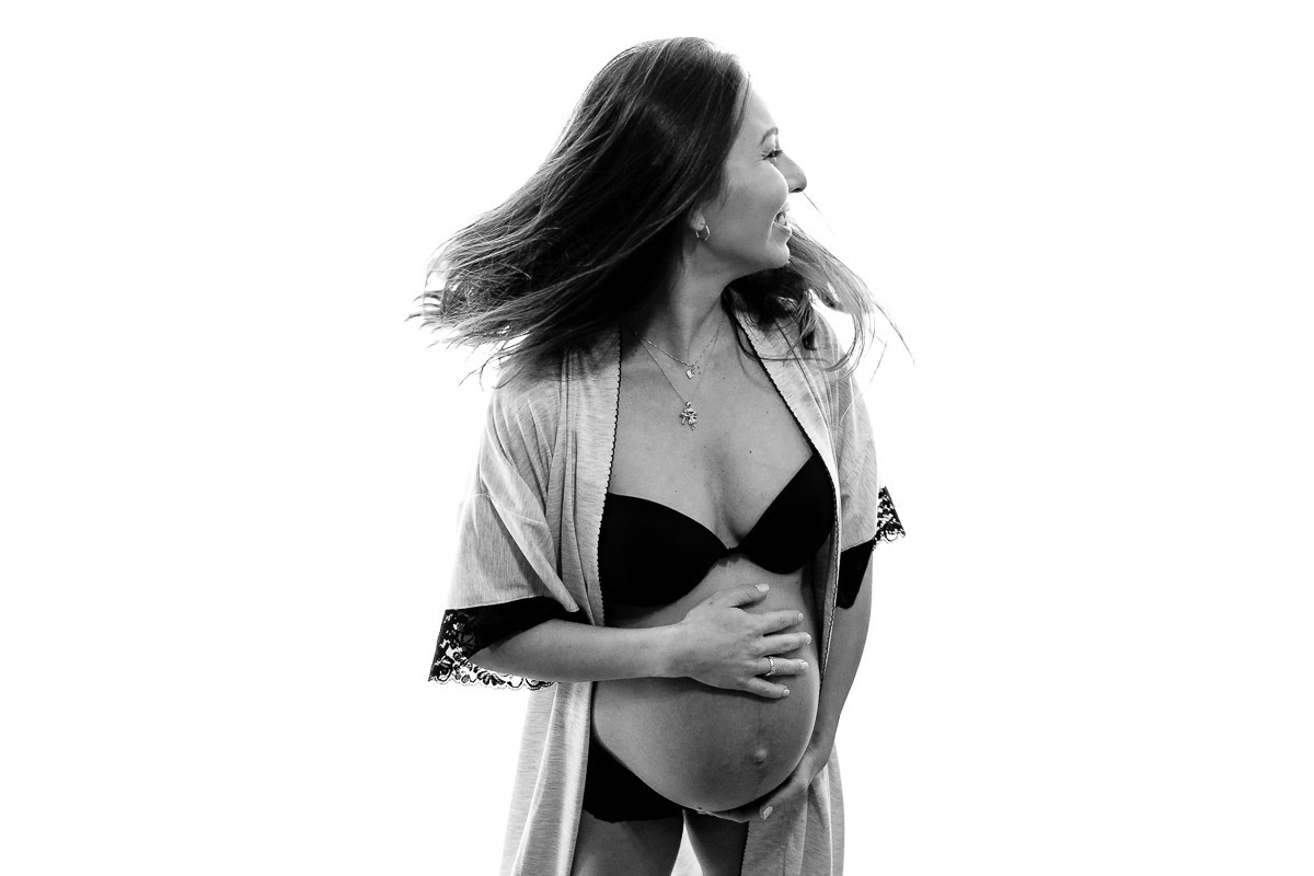 Ensaio gestante em casa - Florianópolis/SC