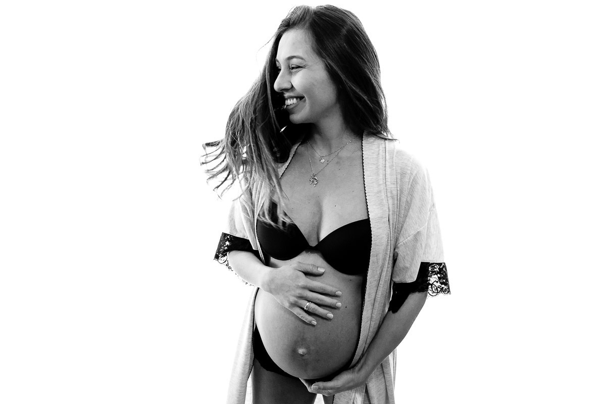 Ensaio gestante em casa - Florianópolis/SC