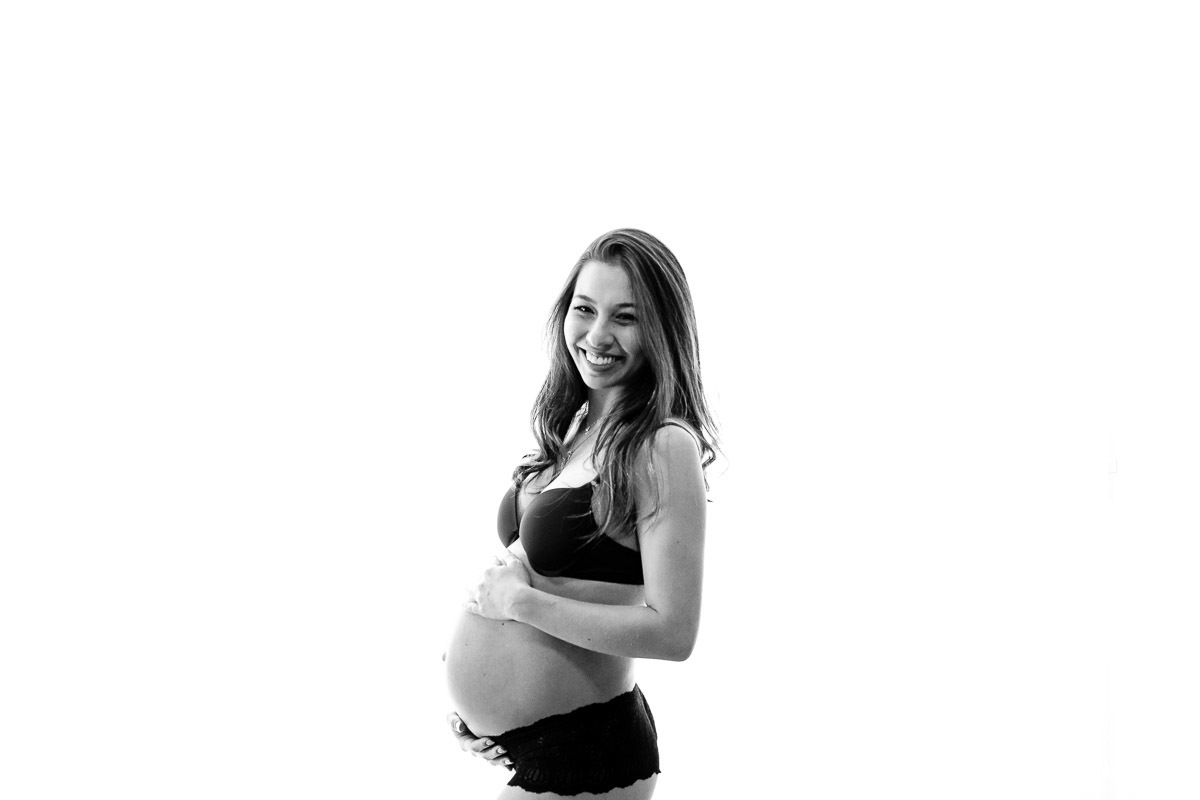 Ensaio gestante em casa - Florianópolis/SC