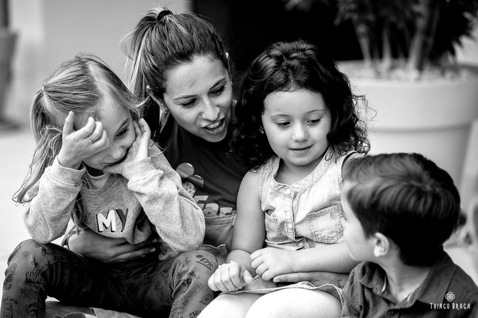Fotografia de familia. Aniversario infantil em Florianópolis - Santa Catarina. Fotografia documental de Familia.