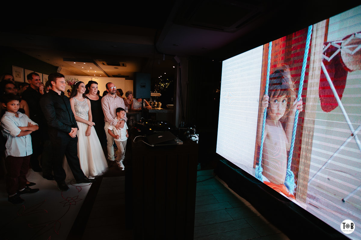 Festa de 15 anos no Restaurante quatro Estações, no Primavera, em Florianópolis/SC