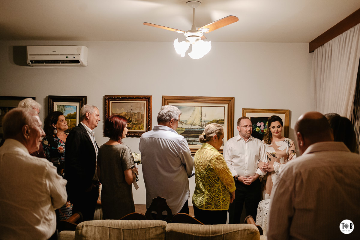 Casamento em casa em Florianópolis - SC Joana e Cristiano