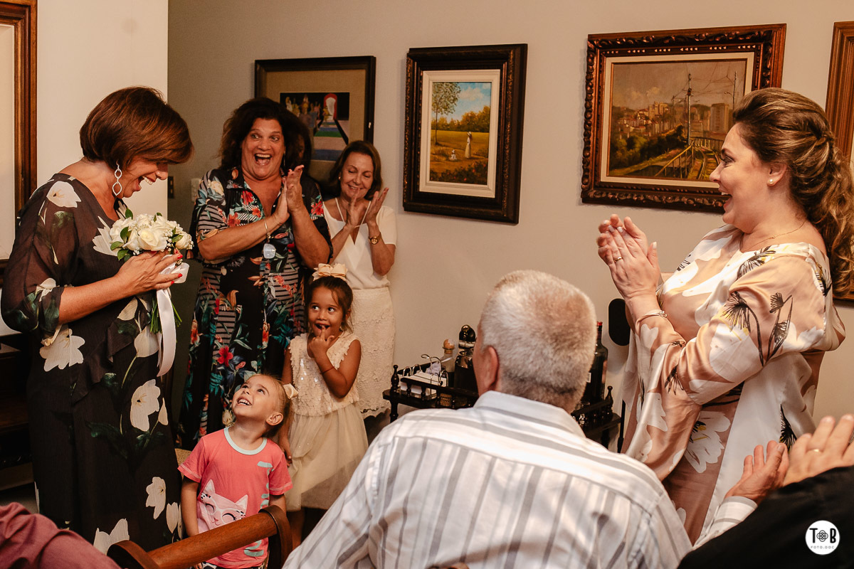 Casamento em casa em Florianópolis - SC Joana e Cristiano