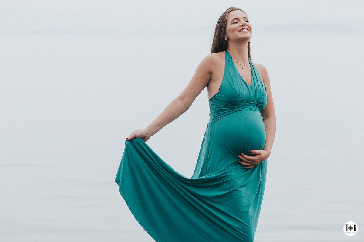 Ensaio gestante em sambaqui Florianópolis-SC. Bruna, Rafa e  e Enzo.