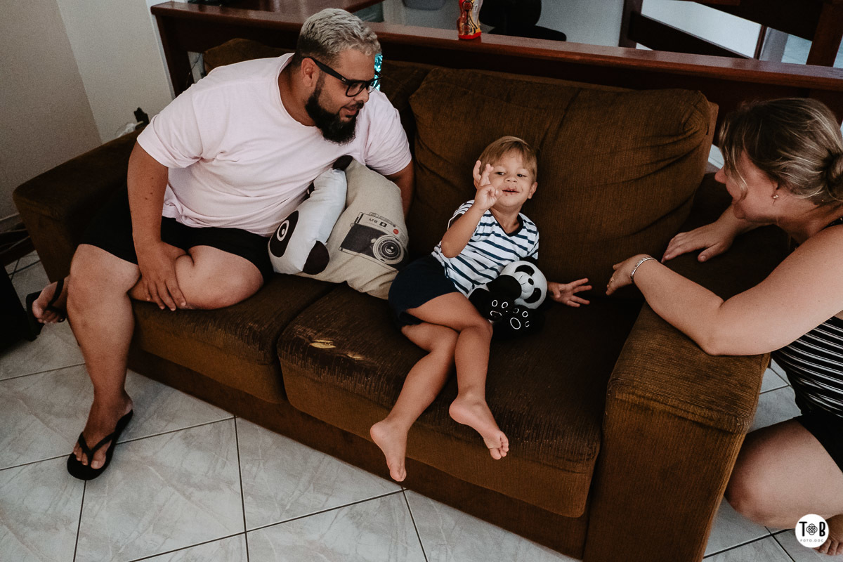 Fotografia documental Família Westphal Pereira :: 03 anos do Joaquim. São José - SC