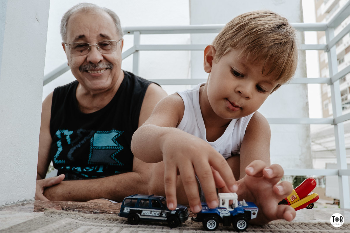 Fotografia documental Família Westphal Pereira :: 03 anos do Joaquim. São José - SC