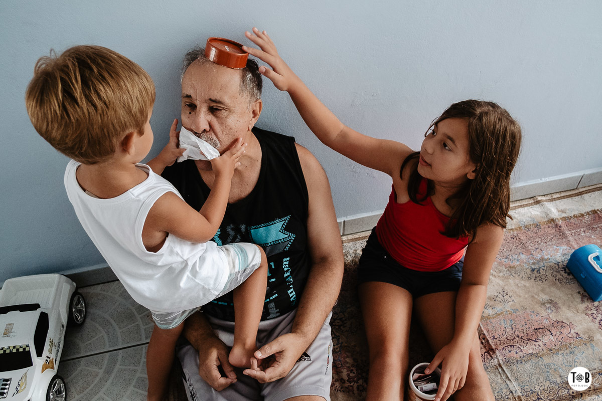 Fotografia documental Família Westphal Pereira :: 03 anos do Joaquim. São José - SC