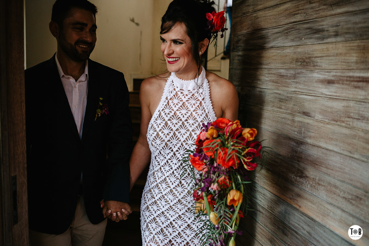 Casamento ao ar livre, Porto do Contrato, Sul da Ilha, Ribeirão da ilha. Florianópolis-SC. Geane e Alan.