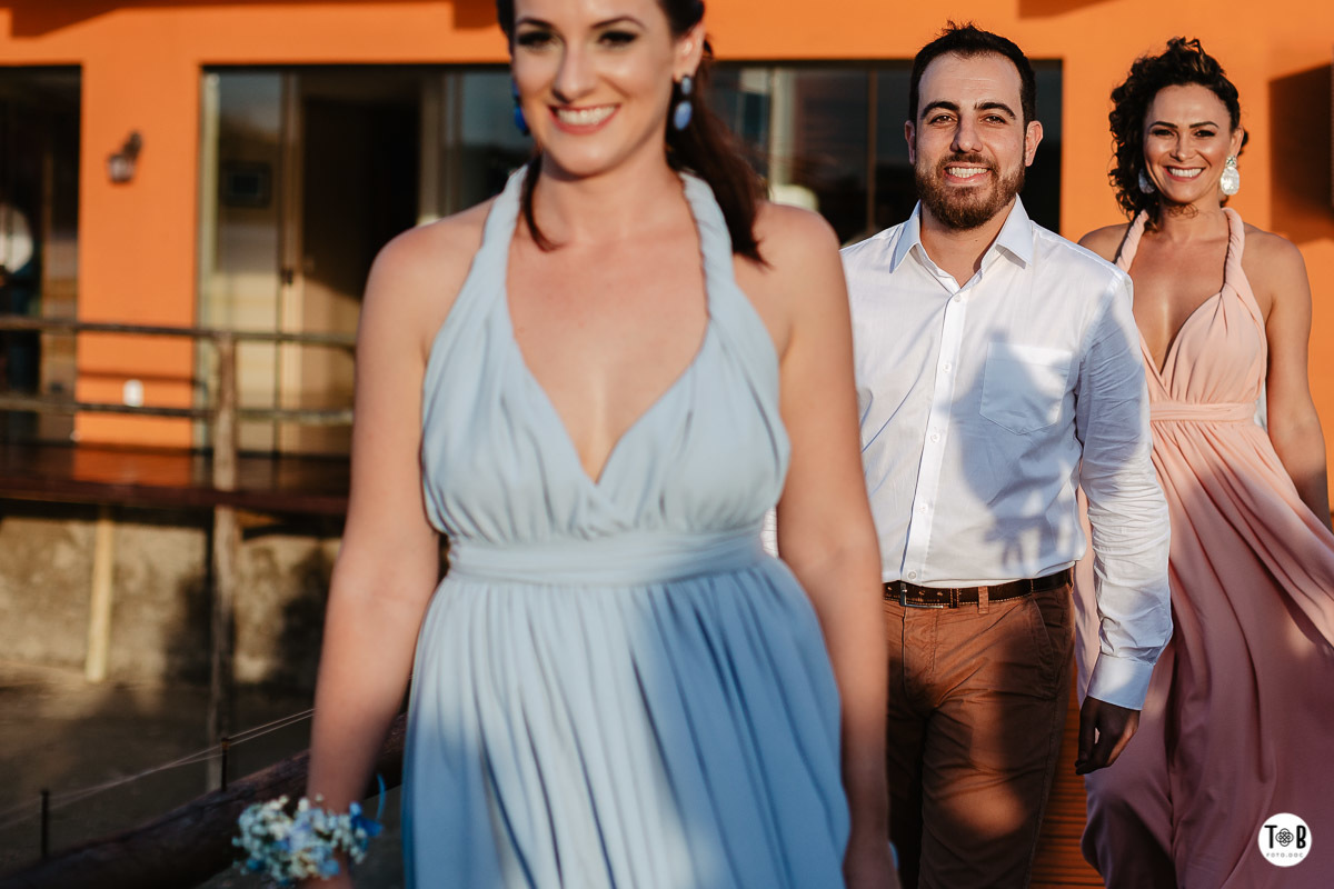 Casamento ao ar livre, Porto do Contrato, Sul da Ilha, Ribeirão da ilha. Florianópolis-SC. Geane e Alan.