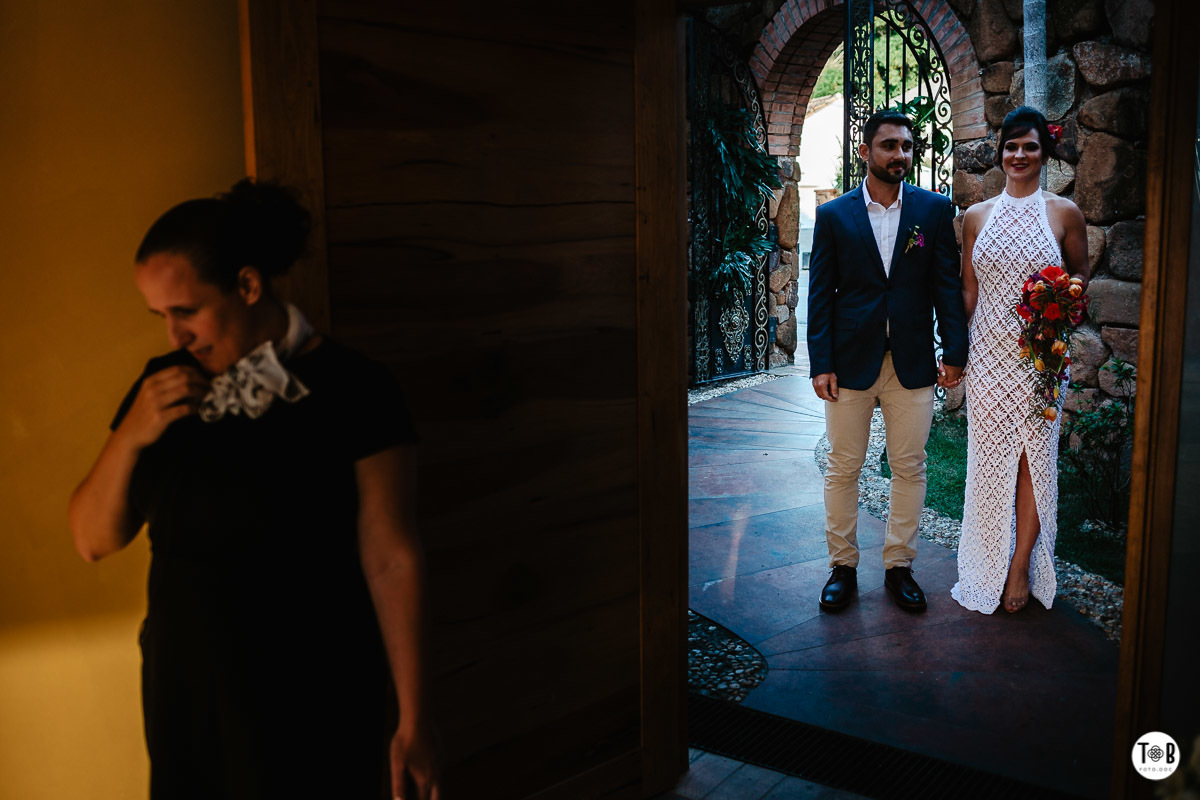 Casamento ao ar livre, Porto do Contrato, Sul da Ilha, Ribeirão da ilha. Florianópolis-SC. Geane e Alan.