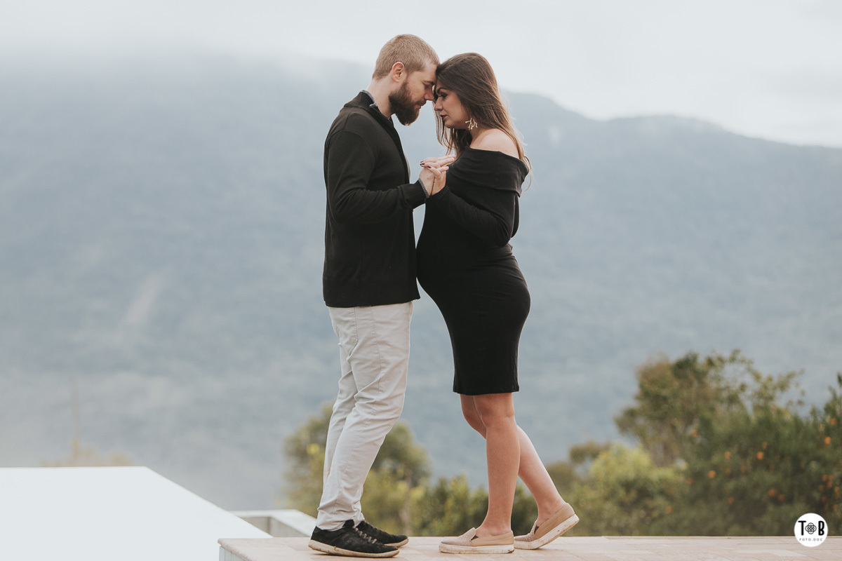 Ensaio gestante moradas dos canyons - praia grande/SC. Thuine, Denis e Arthur