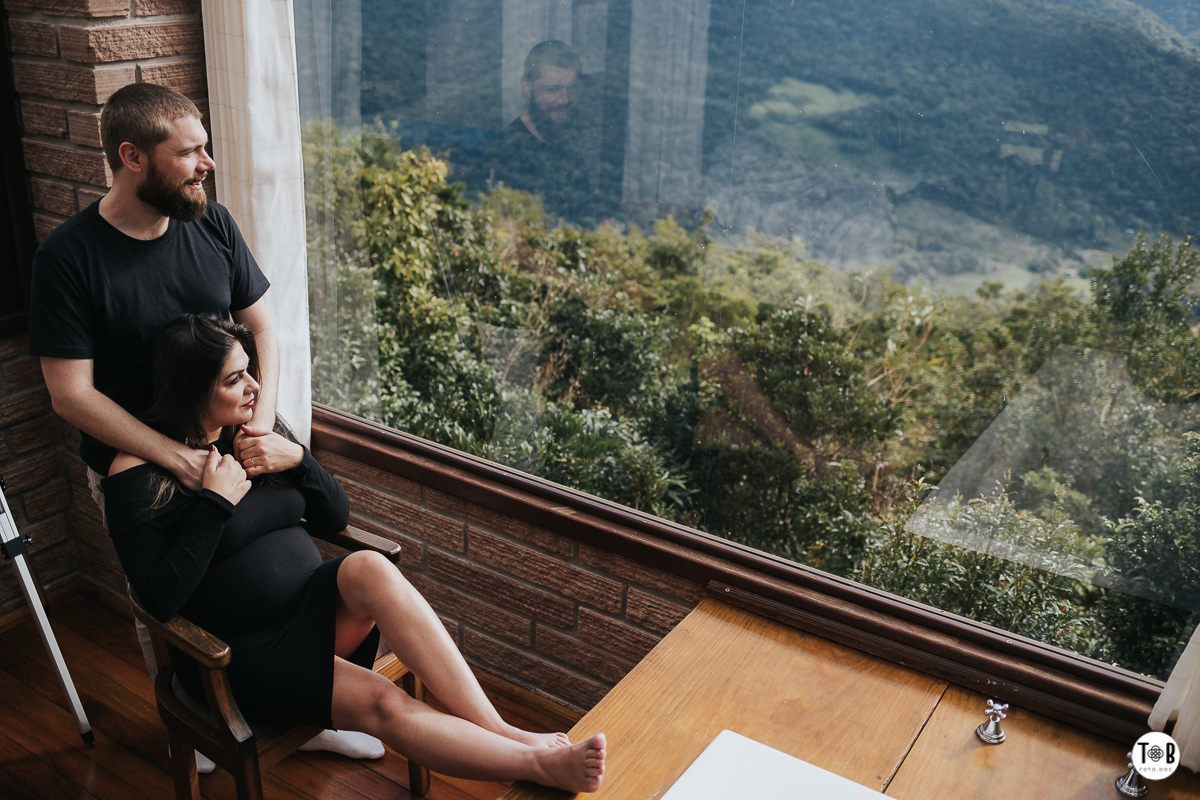 Ensaio gestante moradas dos canyons - praia grande/SC. Thuine, Denis e Arthur