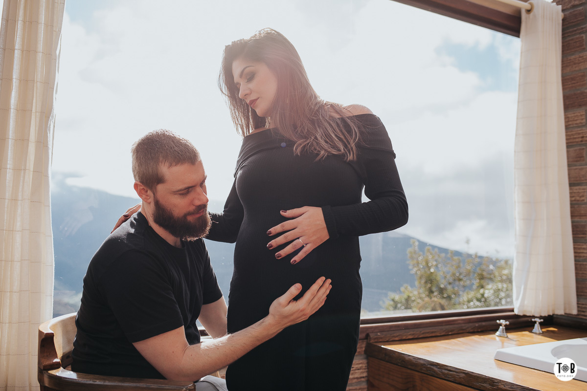 Ensaio gestante moradas dos canyons - praia grande/SC. Thuine, Denis e Arthur
