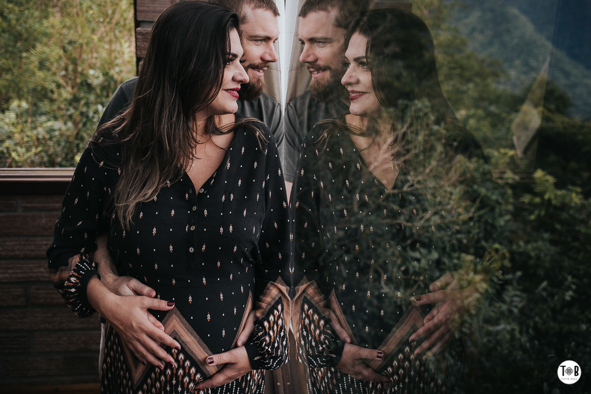 Ensaio gestante moradas dos canyons - praia grande/SC. Thuine, Denis e Arthur