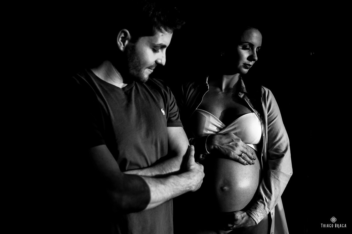 ensaio gestante em casa Florianópolis - SC. Giovana + Celso + Bia. 
