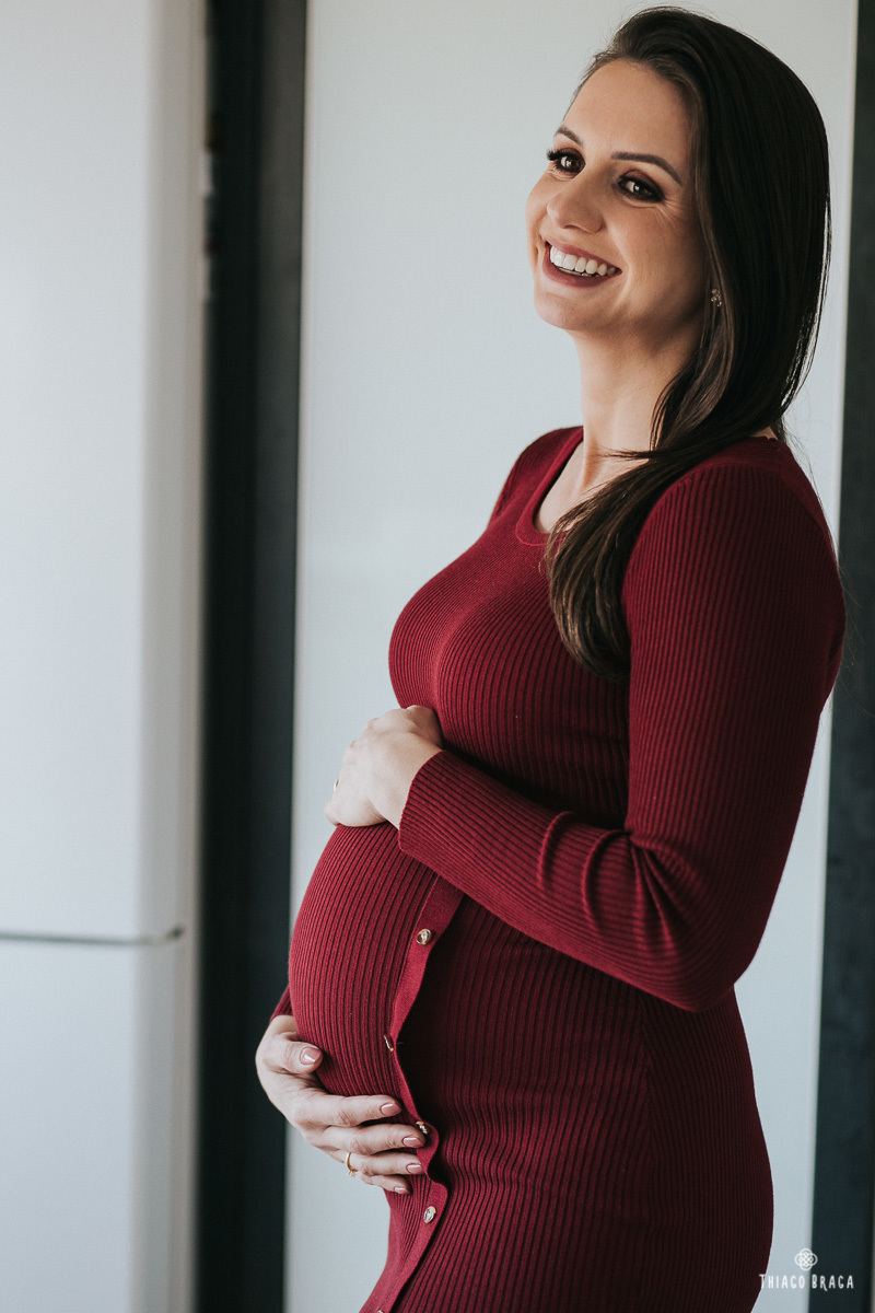 ensaio gestante em casa Florianópolis - SC. Giovana + Celso + Bia. 