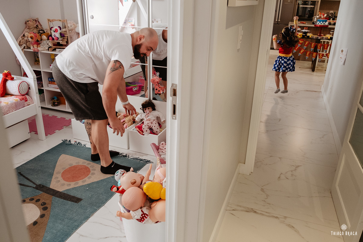 fotografia documental de familia. Aniversário em casa. Florianópolis/SC