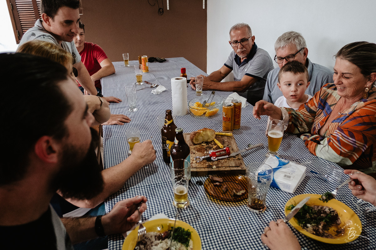 Fotografia documental de família em Barra Velha, SC.