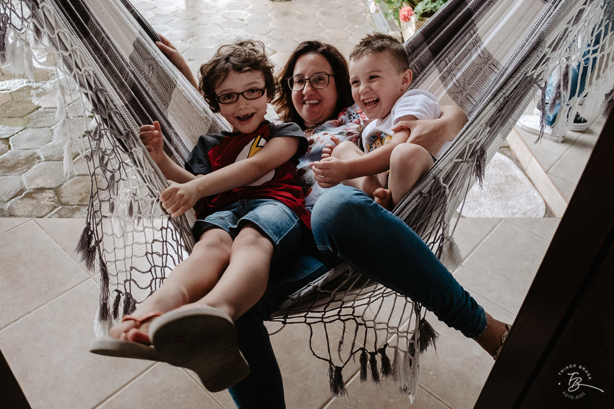 Fotografia documental de família em Barra Velha, SC.