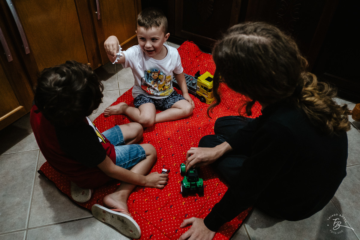 Fotografia documental de família em Barra Velha, SC.